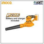INGCO Lithium-Ion aspirator Blower + Vacuum - CABLI2001