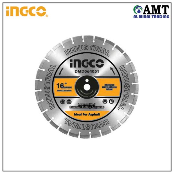 Diamond disc for asphalt cutting Laser welded rim - DMD064051