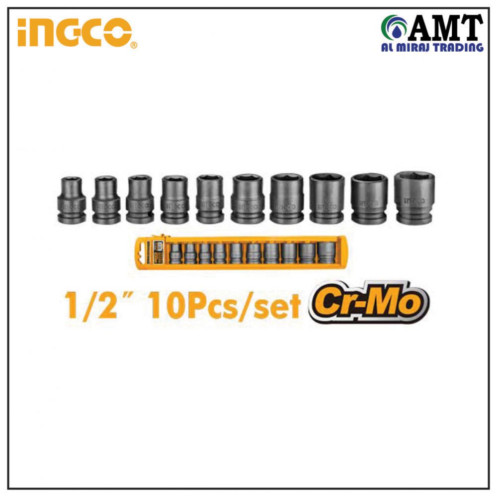 10PCS 1/2 impact socket set - HKISSD12101