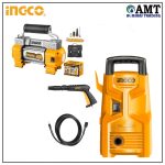 INGCO Bundle 05 - Pressure Washer + DC Auto Air Compressor