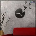 Bird Clock black