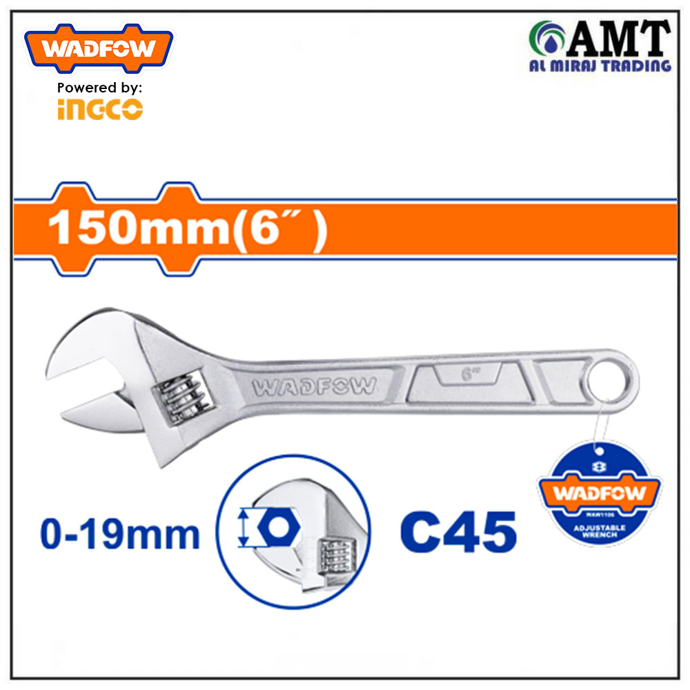 Wadfow Adjustable wrench - WAW1106