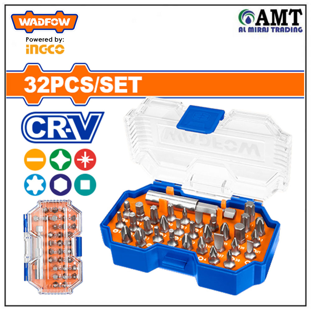 Wadfow 32 Pcs screwdriver bits set - WBS3B32