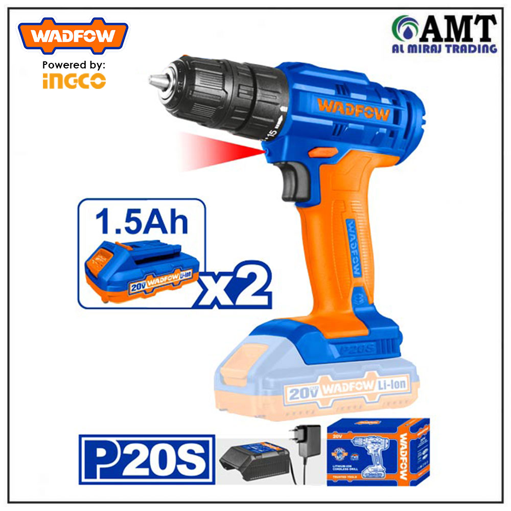 Wadfow Lithium-ion cordless drill - WCDP512