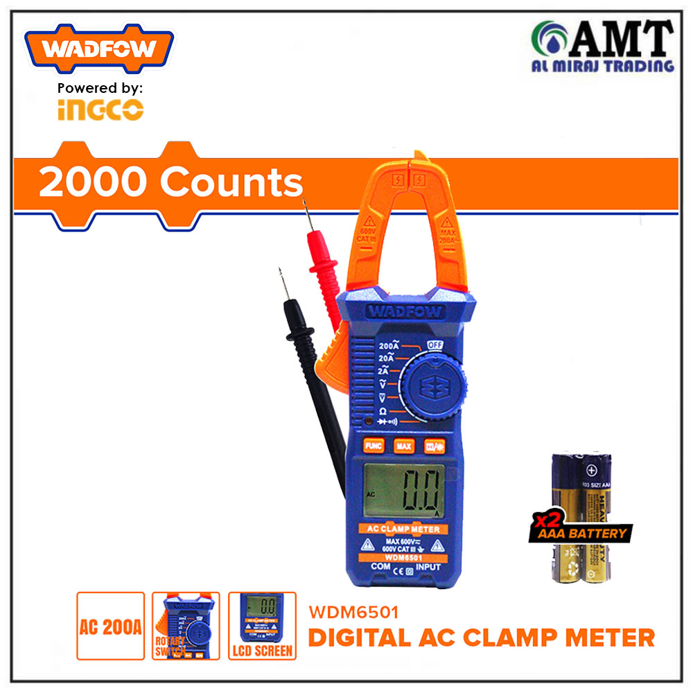 Wadfow Digital AC clamp meter - WDM6501