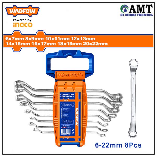 Wadfow Offset ring spanner set - WFR3208