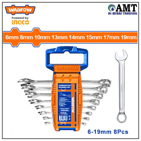 Wadfow Combination spanner set - WSP1208