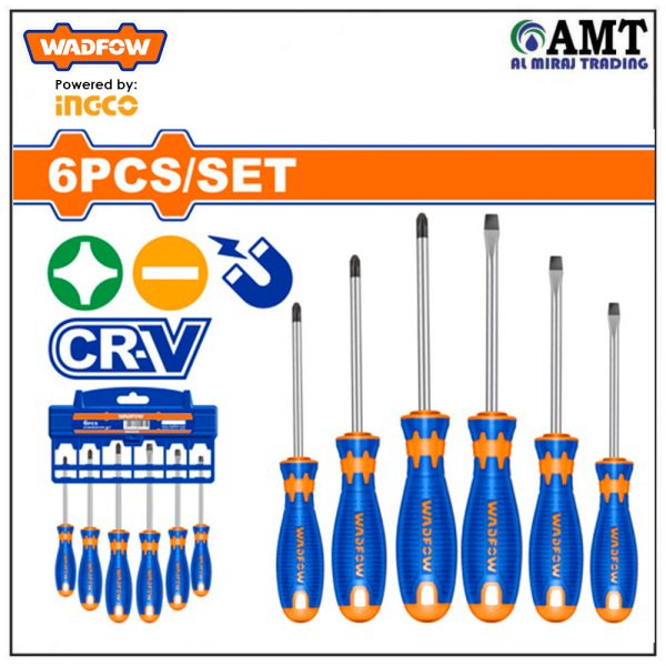 Wadfow 6 Pcs screwdriver set - WSS1206