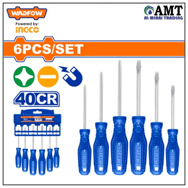 Wadfow 6 Pcs screwdriver set - WSS2206