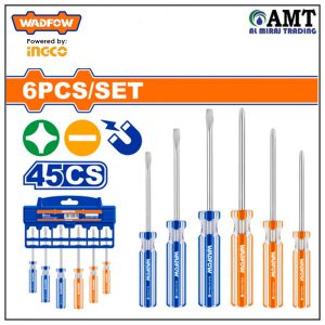 Wadfow 6 Pcs screwdriver set - WSS3206