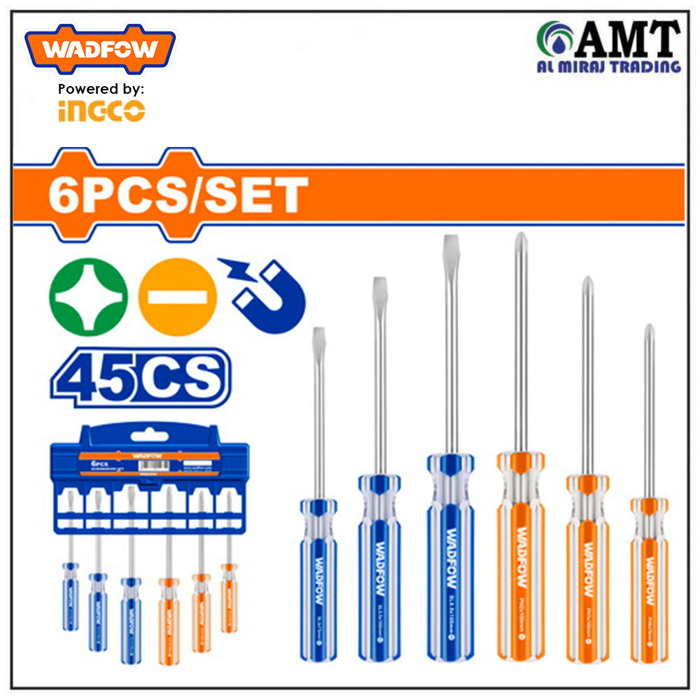 Wadfow 6 Pcs screwdriver set - WSS3206