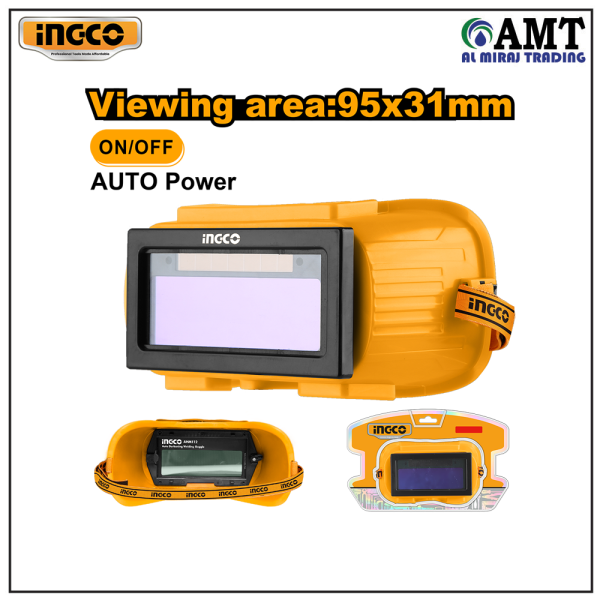 INGCO Auto-darkening welding goggle - AHM112