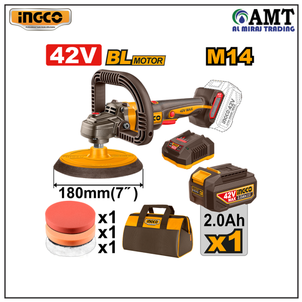 INGCO Cordless polisher - APLI42181