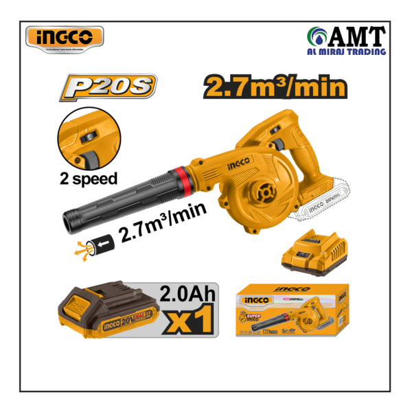INGCO Lithium-Ion blower - CABLI200181