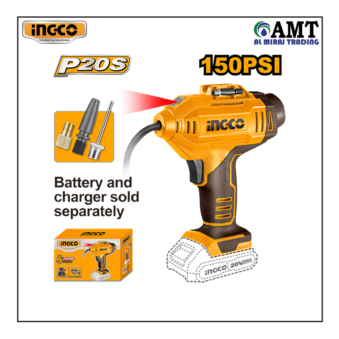 INGCO Cordless auto air compressor - CACLI2018 INGCO Cordless auto air compressor - CACLI2018