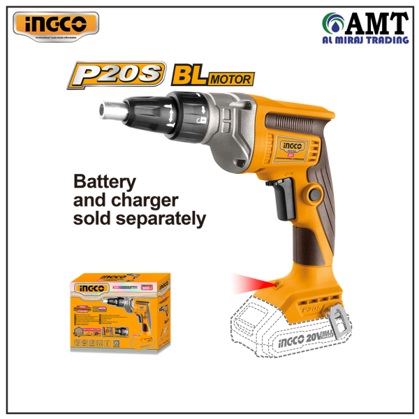 INGCO Cordless drywall screwdriver - CDSLI2042006