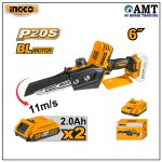 INGCO Lithium-Ion Mini Chain saw 20V - CGSLI20682