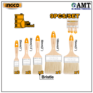 INGCO 9 Pcs paint brush set - CHPTB0114091