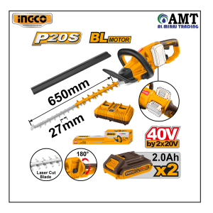 INGCO Lithium-Ion hedge trimmer - CHTLI400282
