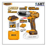 INGCO Brushless cordless impact drill - CIDLI20508