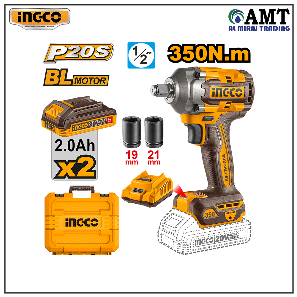 INGCO Cordless impact wrench - CIWLI2035 INGCO Cordless impact wrench - CIWLI2035