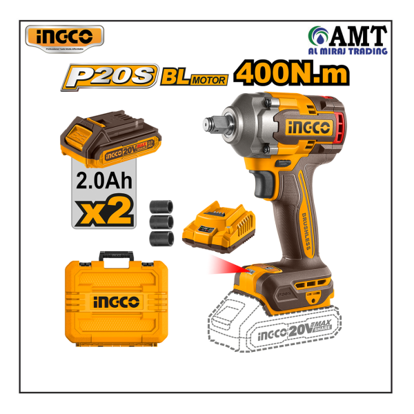 INGCO Cordless impact wrench - CIWLI2040