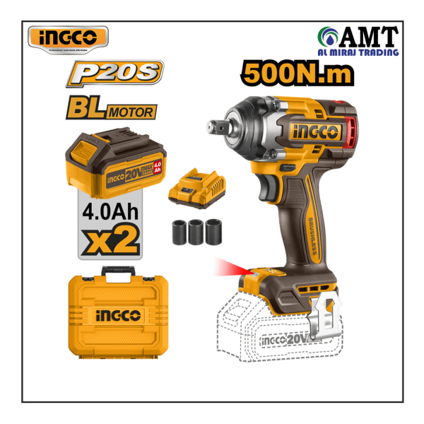 INGCO Lithium-Ion impact wrench - CIWLI2050