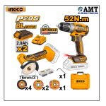INGCO Cordless 2 pcs combo kit - CKLI20278