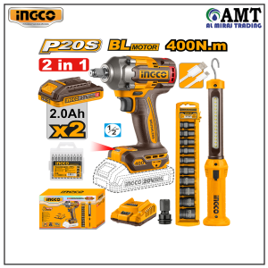 INGCO Cordless 2 pcs combo kit - COSLI23048
