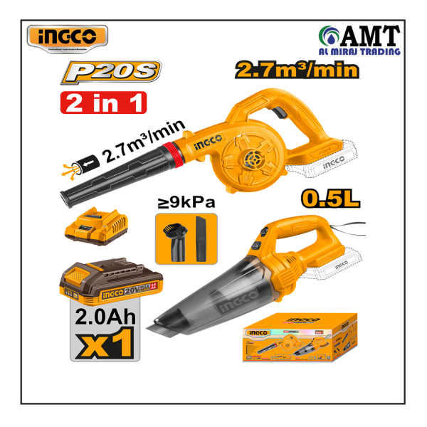 INGCO Cordless 2 pcs combo kit - COSLI240998