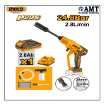 INGCO Cordless pressure washer - CPWLI20362