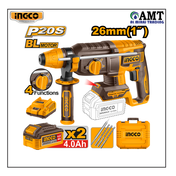 INGCO Cordless rotary hammer - CRHLI202682