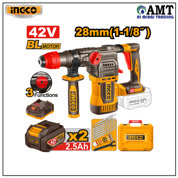 INGCO Cordless rotary hammer - CRHLI422882