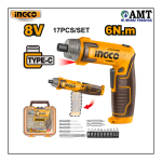 INGCO Cordless screwdriver - CSDLI08025