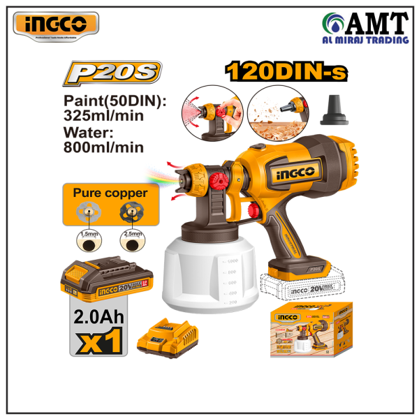 INGCO Cordless spray gun - CSGLI20042
