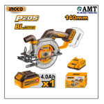 INGCO Cordless circular saw - CSLI14021
