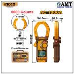 INGCO Digital AC clamp meter - DCM610001