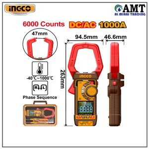 INGCO DC/AC clamp meter - DCM610002