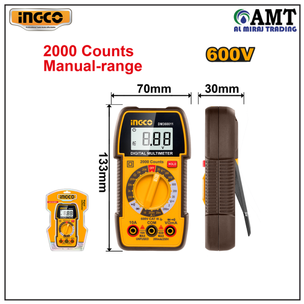 INGCO Digital multimeter - DM360011