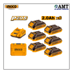 INGCO Lithium-Ion battery and charger kit - FBCLI20611