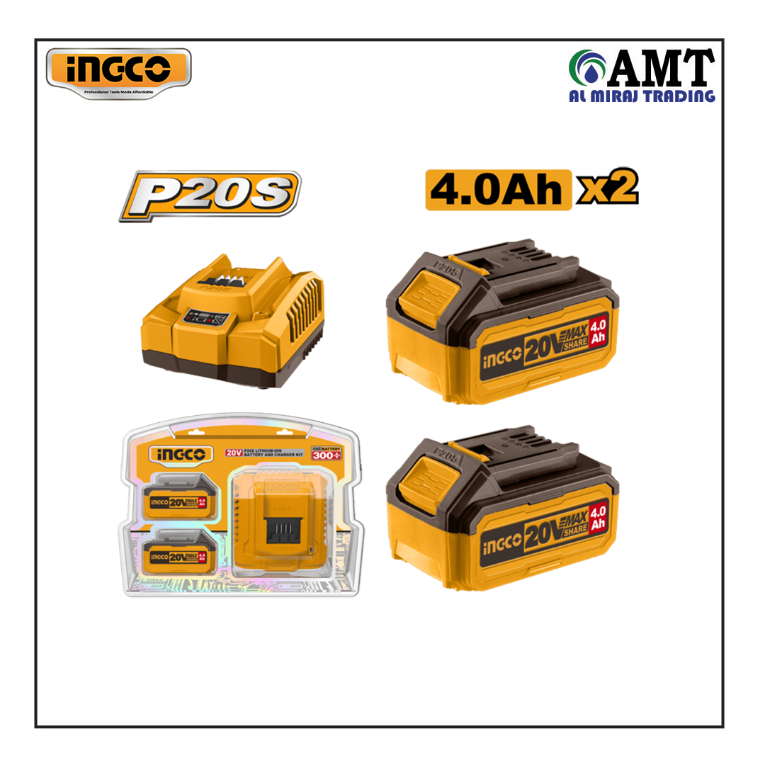 INGCO P20S Lithium-Ion battery and charger kit - FBCPK1424 INGCO P20S Lithium-Ion battery and charger kit - FBCPK1424