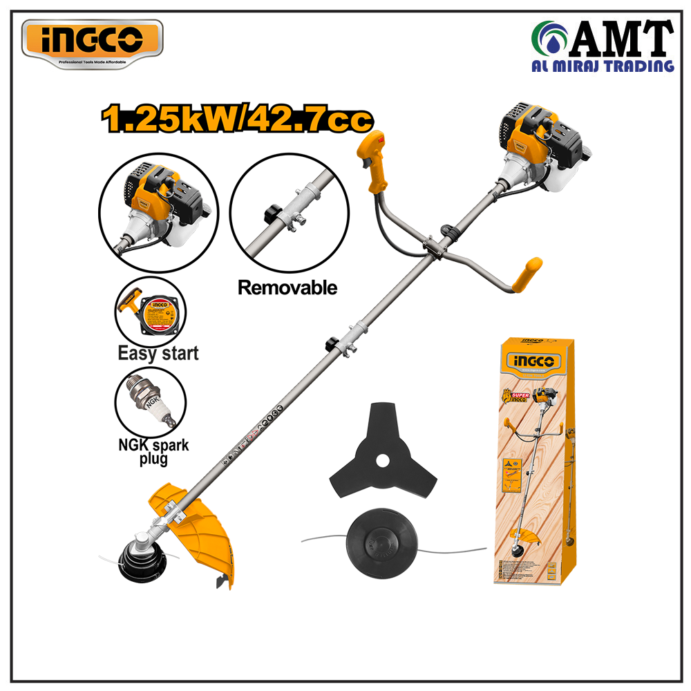 INGCO Gasoline grass trimmer and brush cutter - GBC5434421