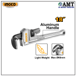 INGCO Aluminum handle pipe wrench - HALPW0118