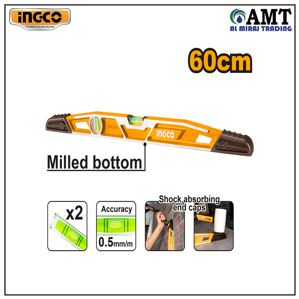 INGCO Heavy-duty mason’s level - HBSL08060 INGCO Heavy-duty mason’s level - HBSL08060