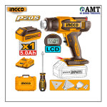 INGCO Cordless heat gun - HGLI20035