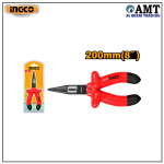 INGCO Insulated Long Nose Pliers 8"/200mm - HILNP01200