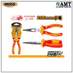 INGCO Insulated Long Nose Pliers 8"/200mm - HILNP28208