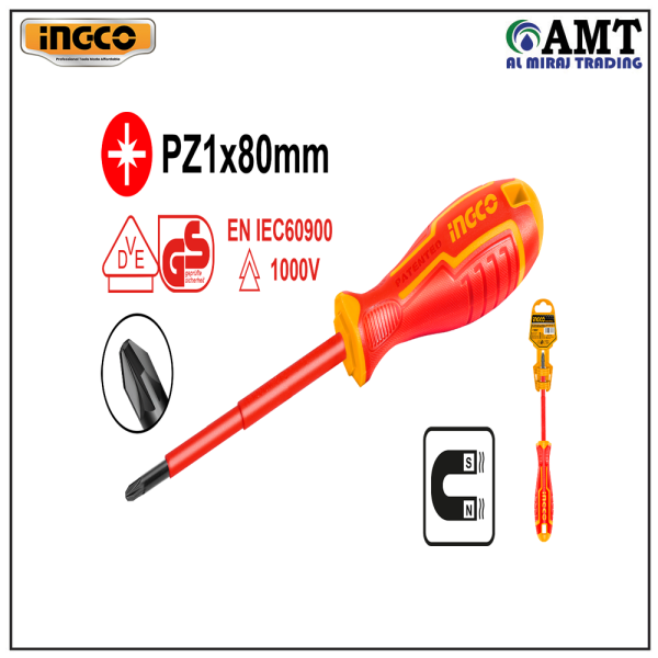 INGCO Insulated screwdriver - HISD81PZ180