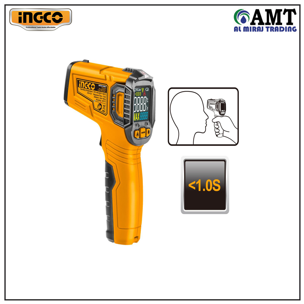 HIT010381 INGCO Infrared Thermometer 42.9C - HIT010381 - Image 1