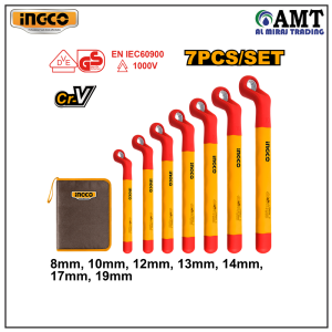 INGCO 7 Pcs insulated ring wrench set - HKISPA0702